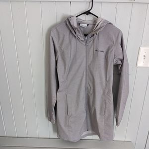 Columbia light weight grey jacket size small